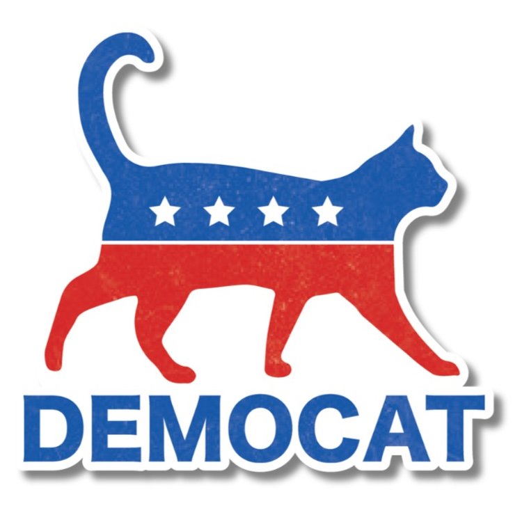 Democat Sticker