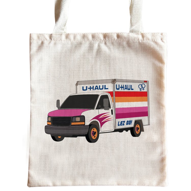 U-Haul Lesbian Tote Bag - Queerky
