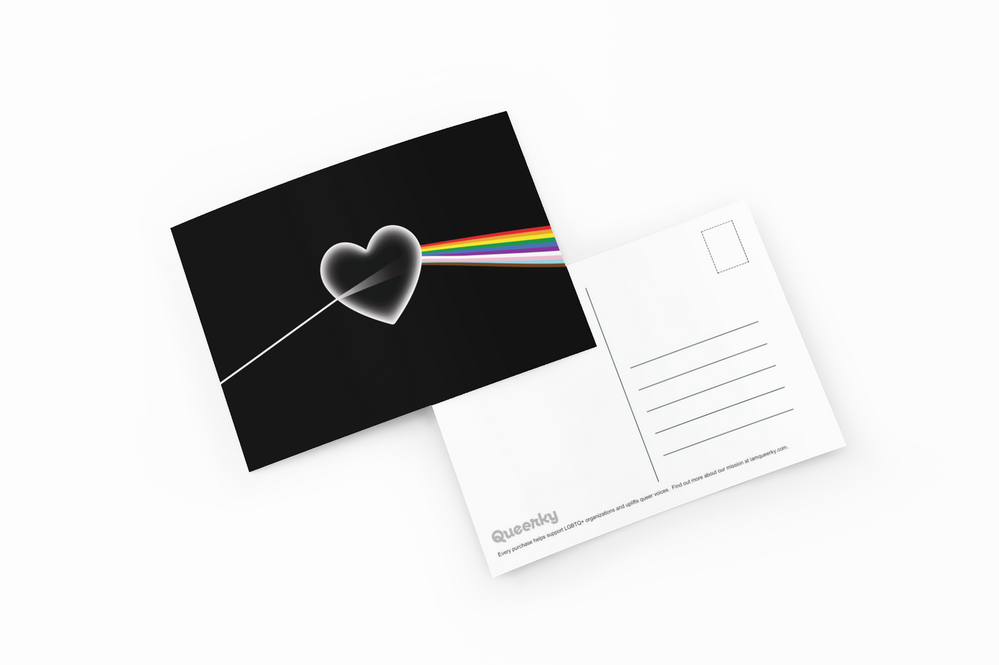 Bright Side of the Moon Postcard