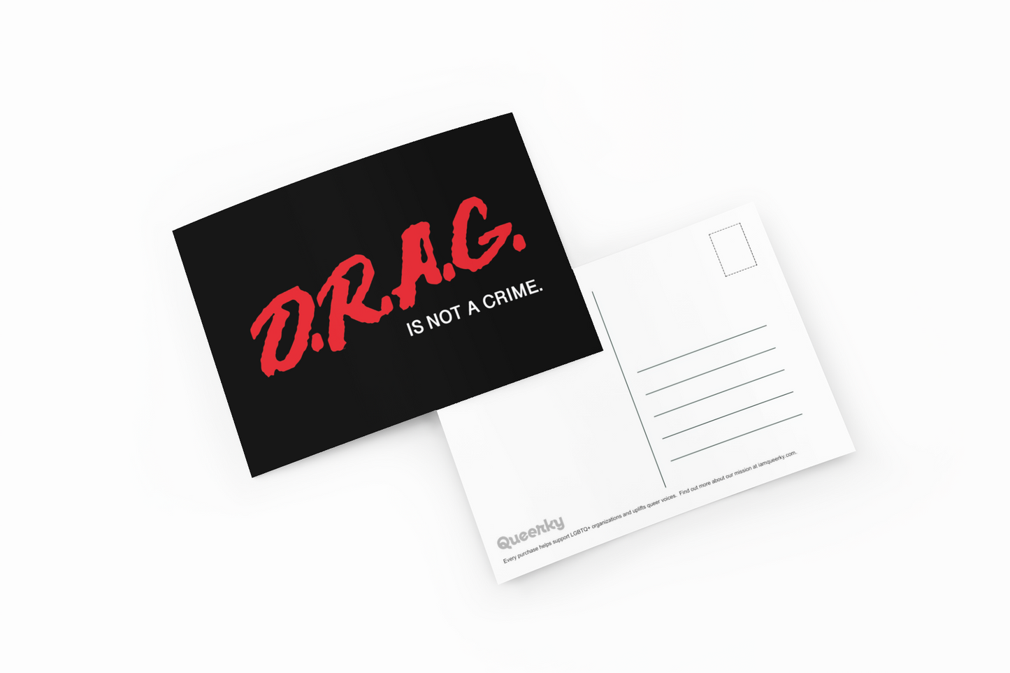 Drag is Not a Crime Postcard