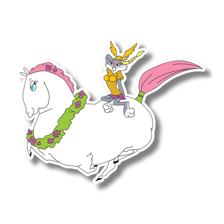 Bugs Bunny Inspired Decorative Sticker
