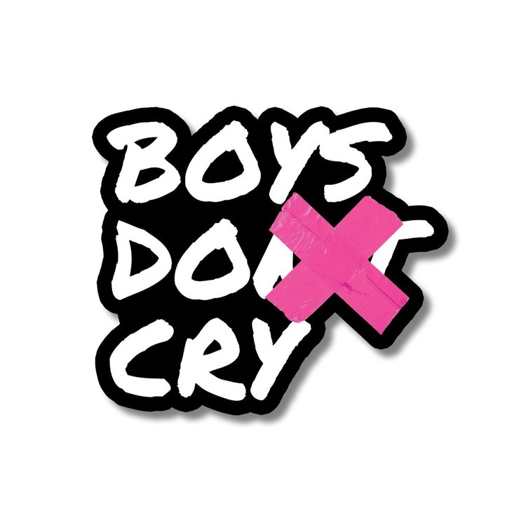 Boys Do Cry Boy's Don't Cry Cure Inspired Sticker