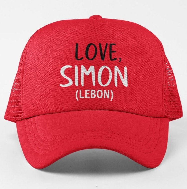 Love Simon Lebon Inspired By The Movie and Duran Duran Cap - Queerky