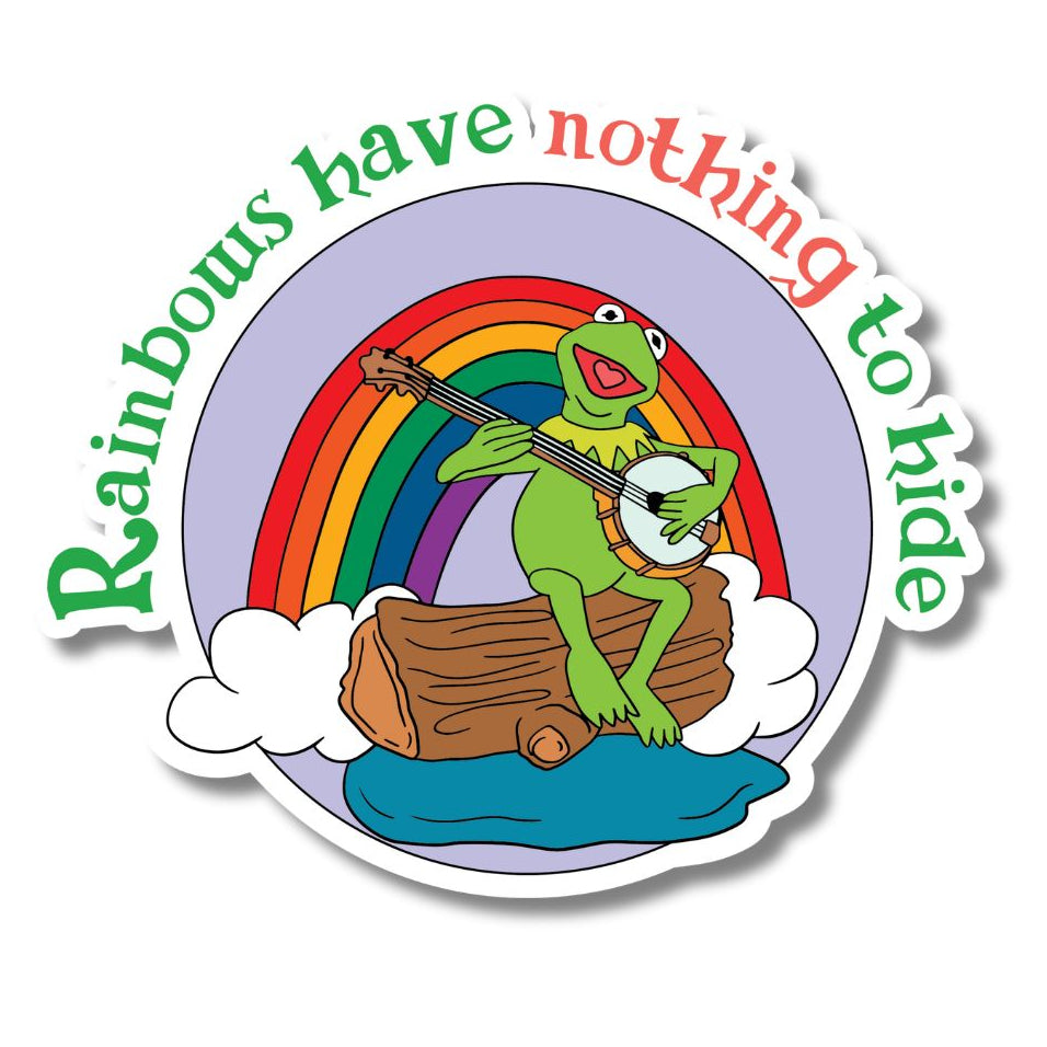 Rainbows Have Nothing to Hide Sticker
