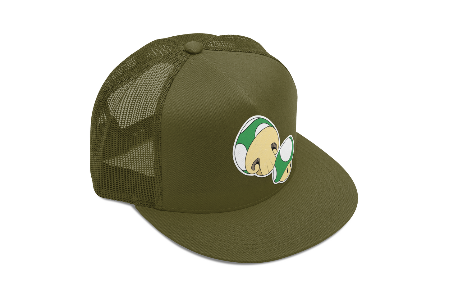 Green Mushroom 1Up Cap/Hat Inspired By Super Mario Brothers