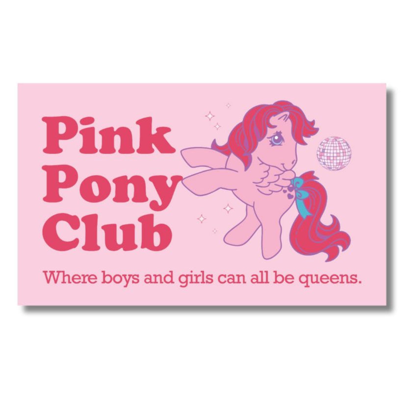 Pink Pony Club Sticker