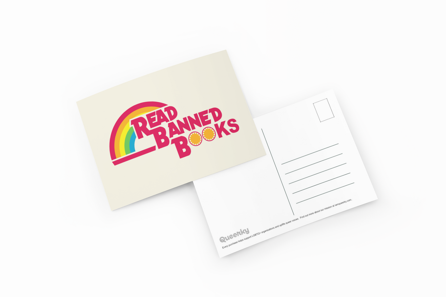 Read Banned Books Postcard