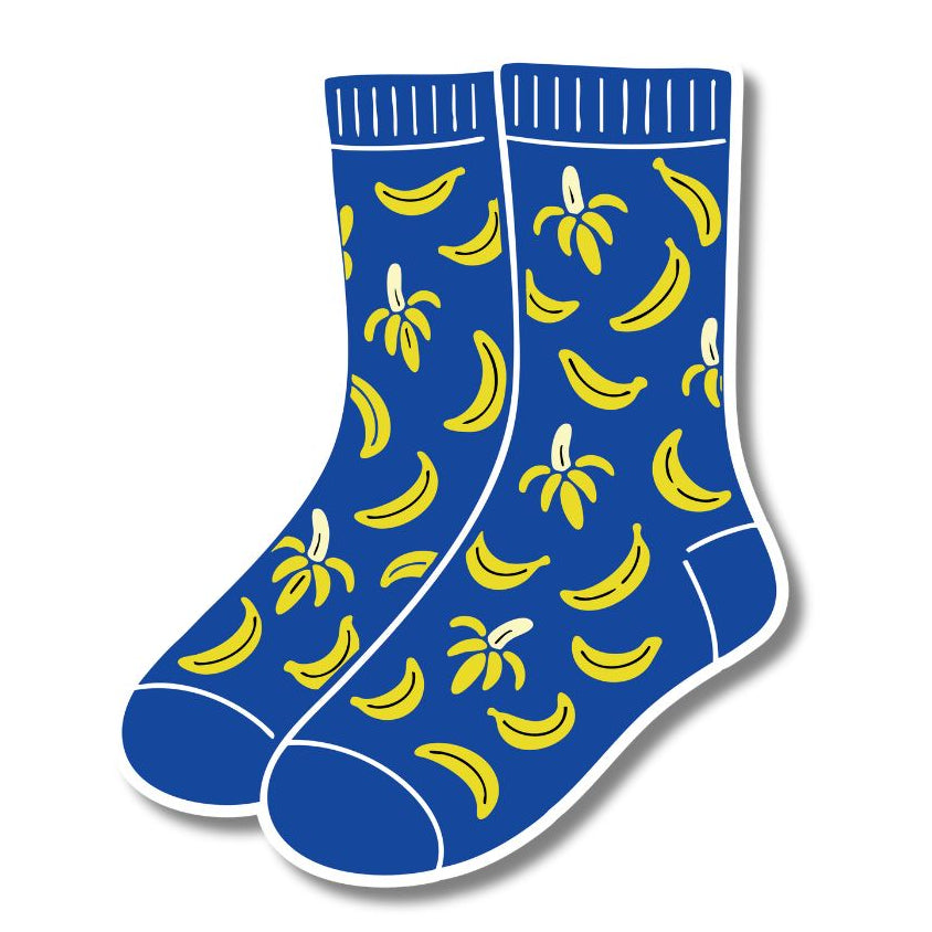 Banana Socks Sticker