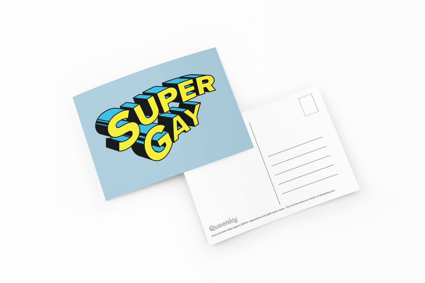 Super Gay Postcard