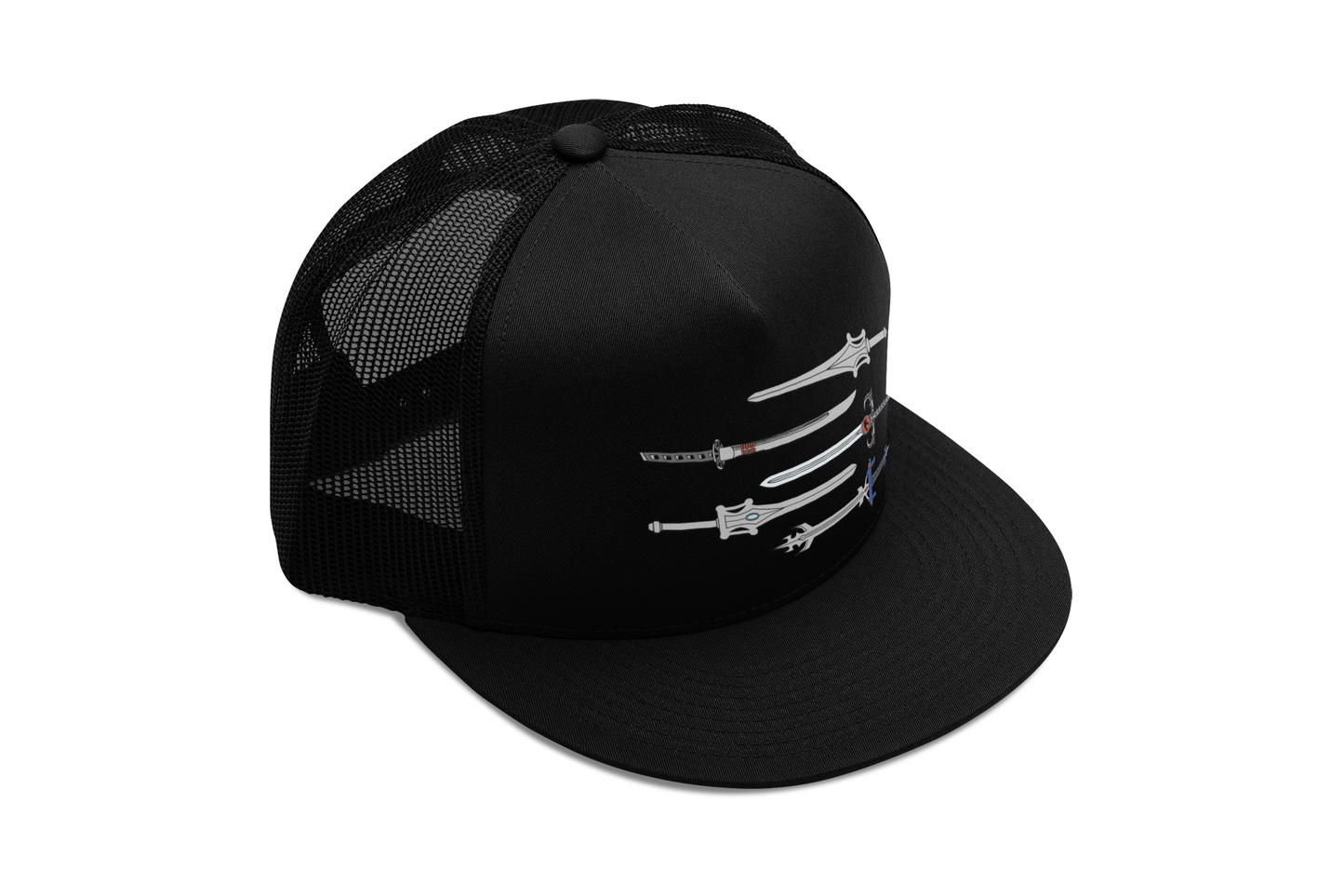 80'S Saturday Morning Swords Hat Cap