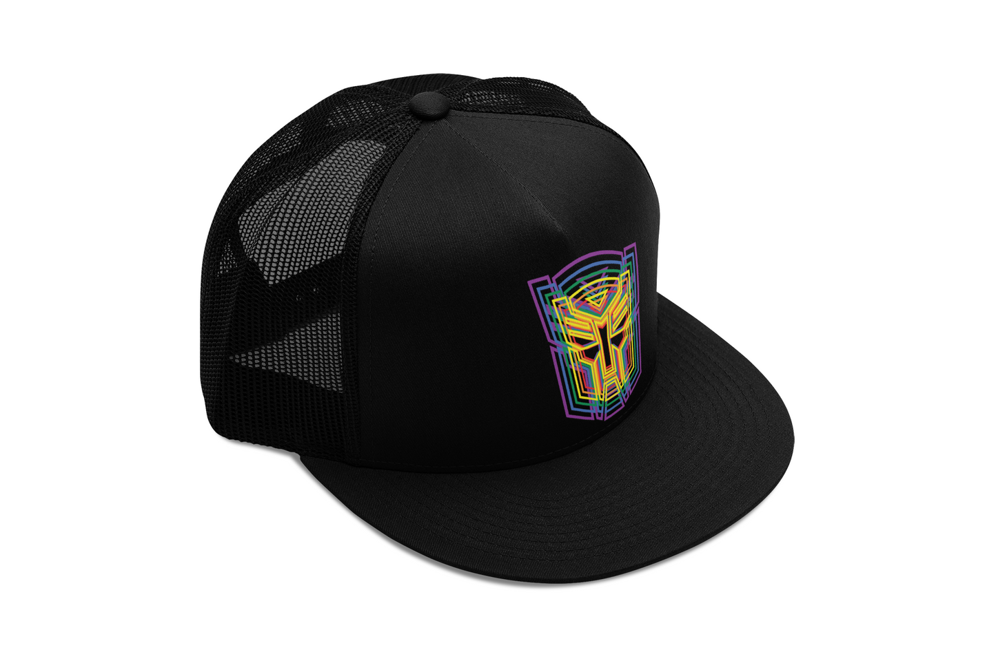 Transformers Inspired Hat With Gay Pride Colors