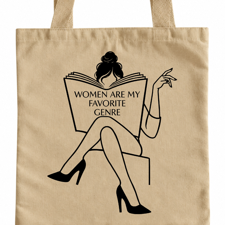 My Favorite Genre Tote Bag | Queer Book Lover (Choose Option)