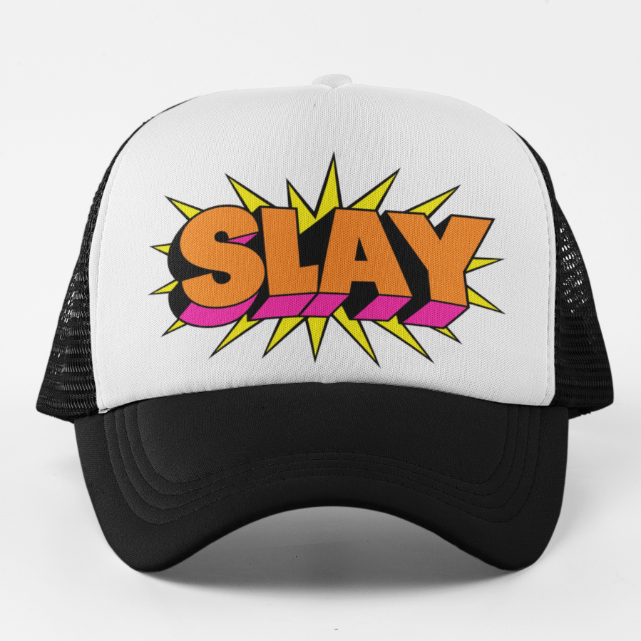 SLAY Pop Art Trucker Hat