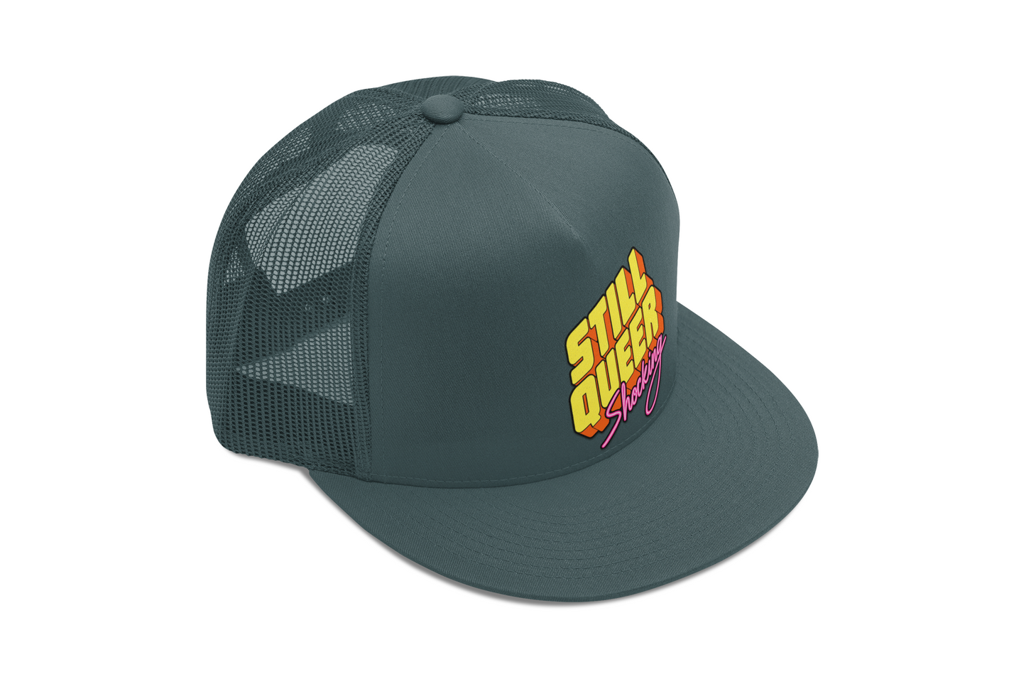 Still Queer Shocking Printed Trucker Cap