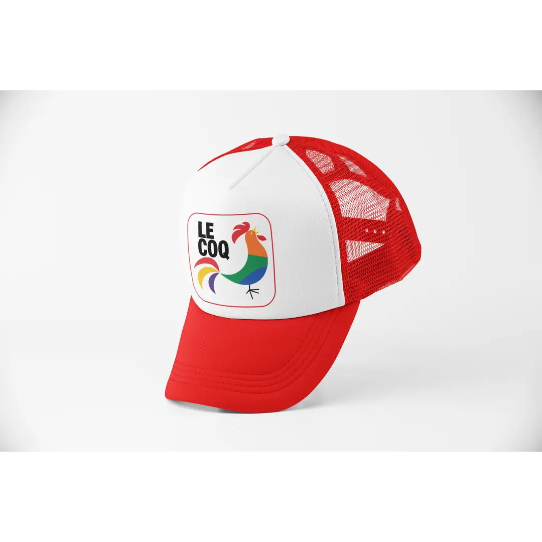 Le Coq Pride Rooster Queer Trucker Hat