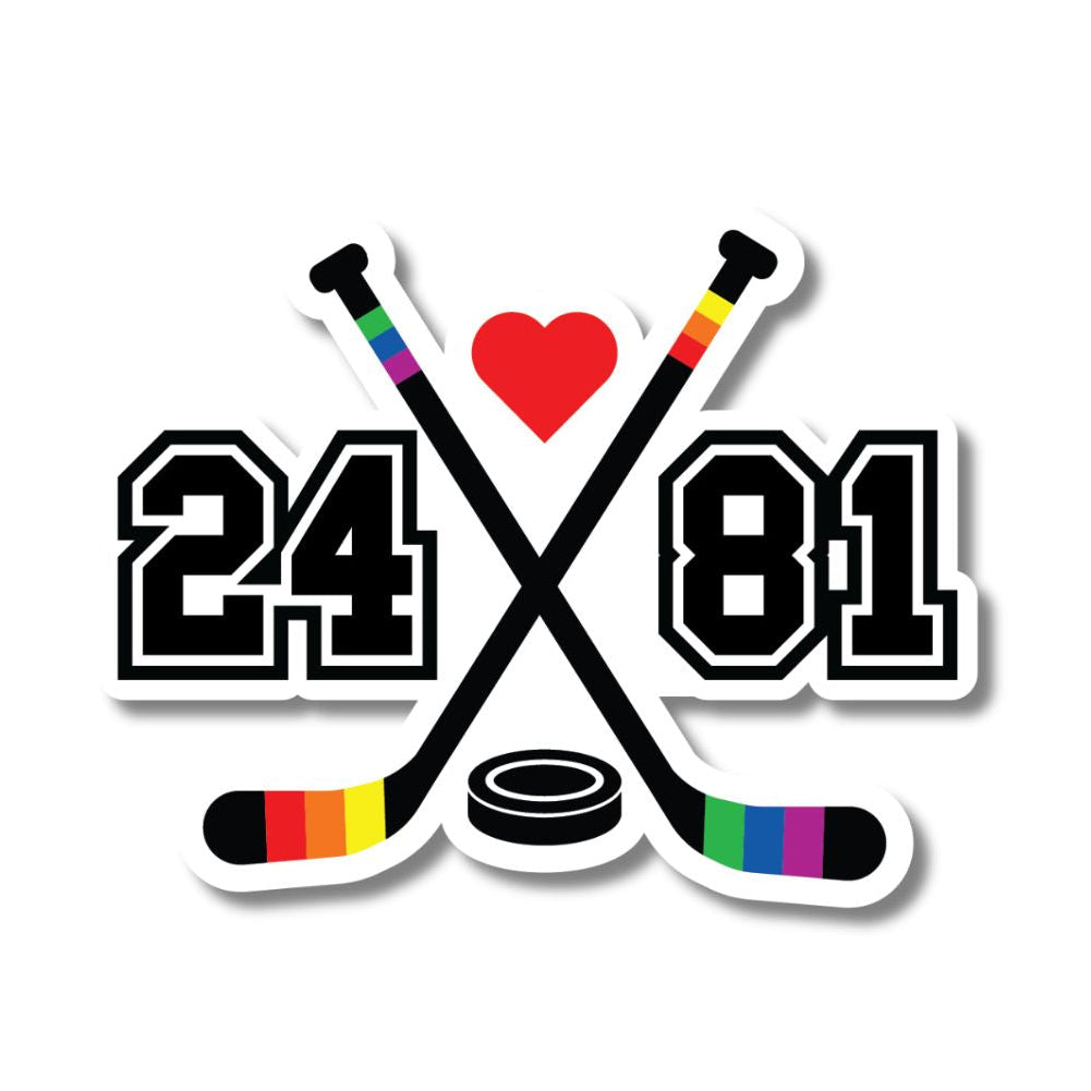 24-81 Inspired by Heated Rivalry Sticker