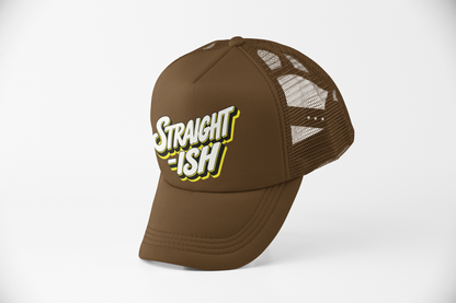 Straight-ish Retro Brown Trucker Cap