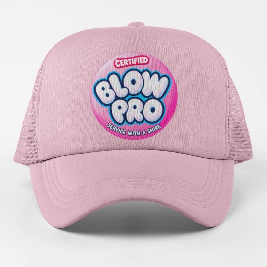 Certified Blow Pro Trucker Hat - pink