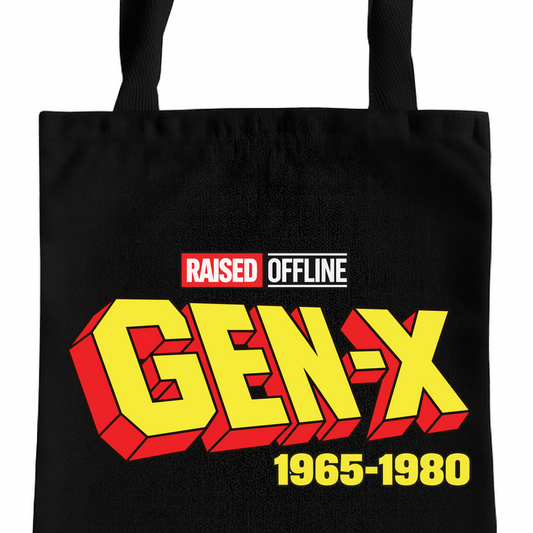 Gen X 1965-1980 Retro Tote Bag