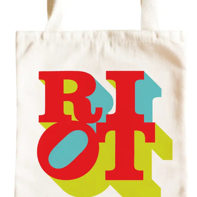 Riot Tote Bag (Choose Color)