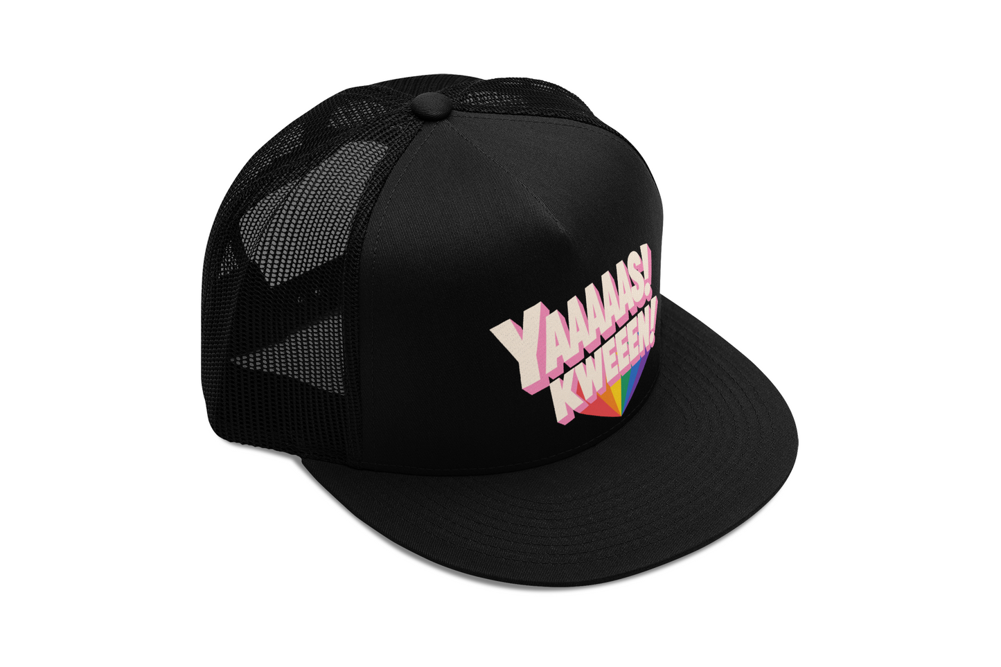 YAAAAS! KWEEEN! Trucker Hat - Black