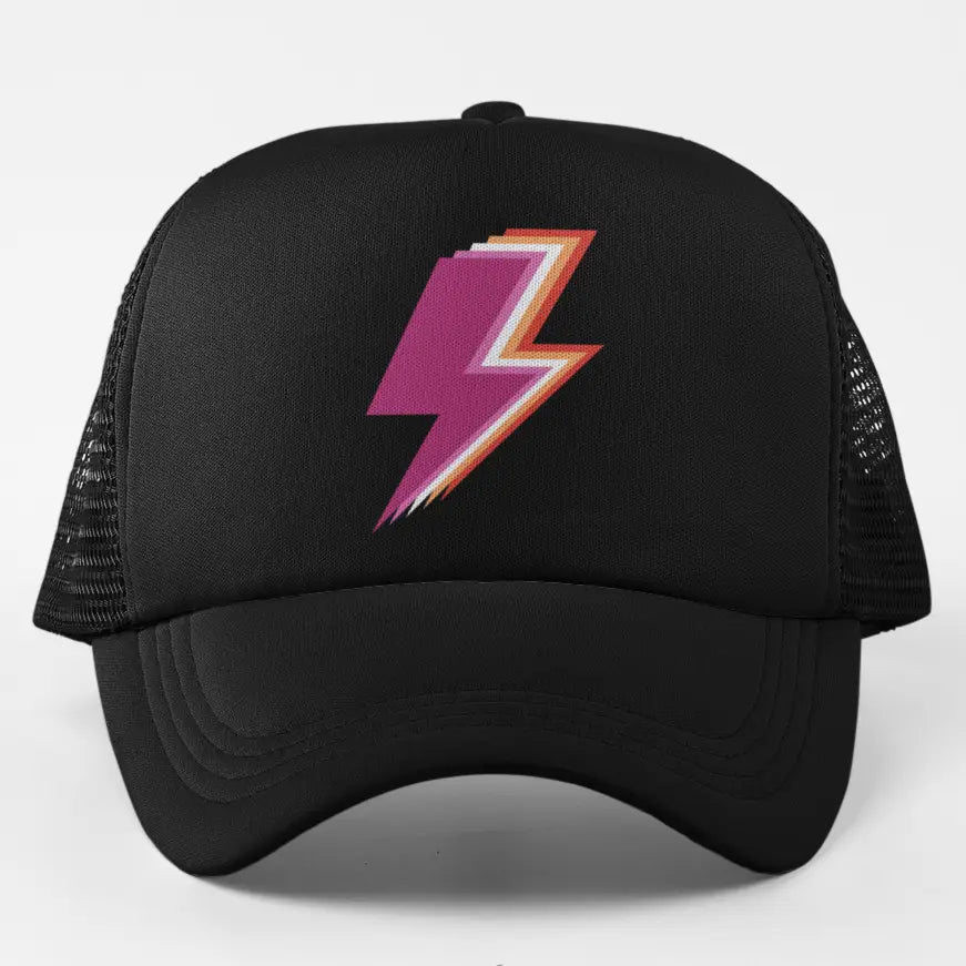 Lightning Pride Trucker Hat Cap (Choose Option)