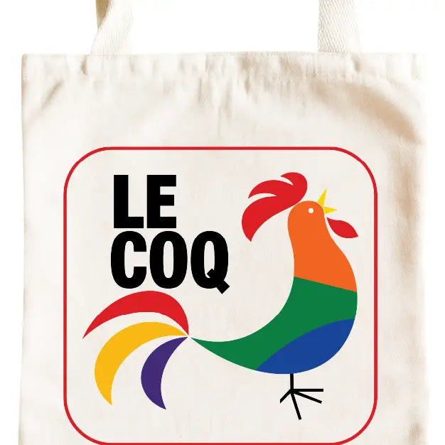 LE COQ Pride Rooster Tote