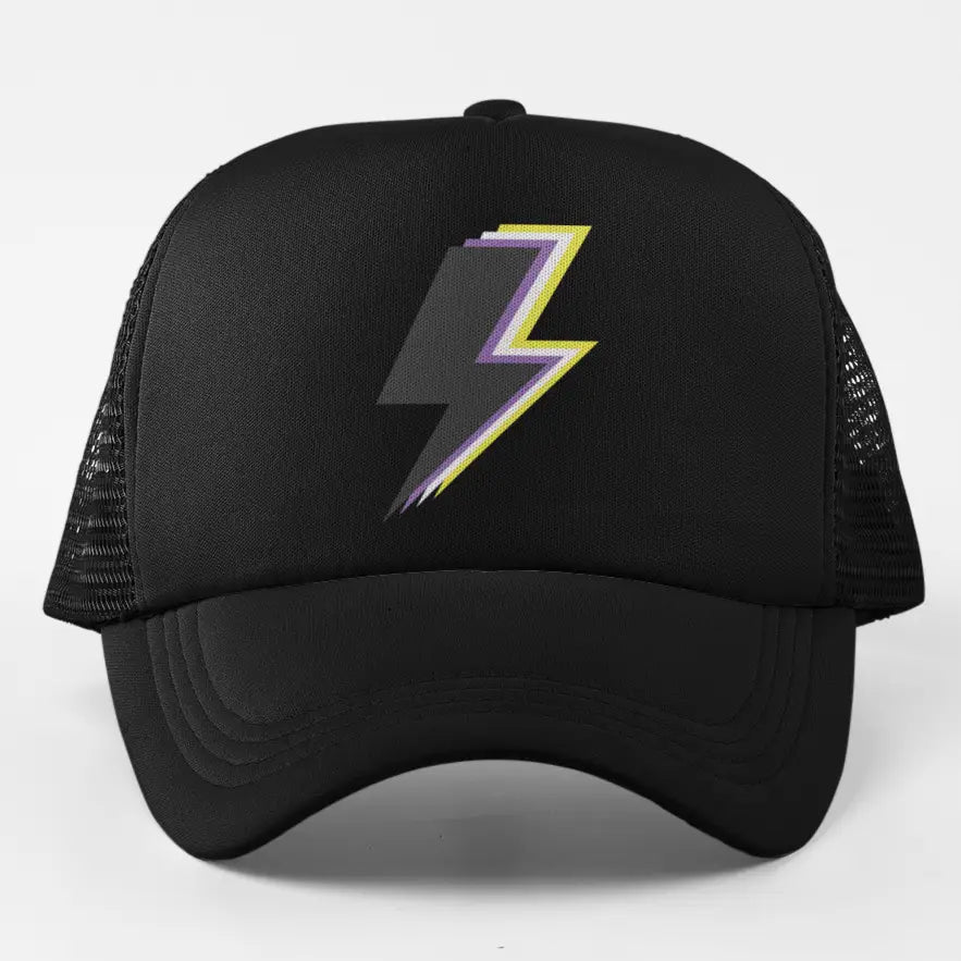 Lightning Pride Trucker Hat Cap (Choose Option)