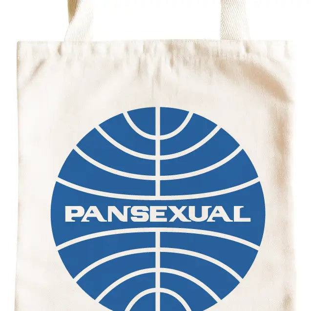 PAN AM Logo Inspired Pansexual Tote Bag