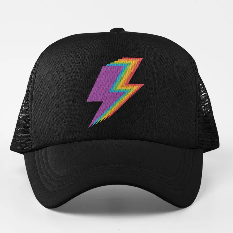 Lightning Pride Trucker Hat Cap (Choose Option)