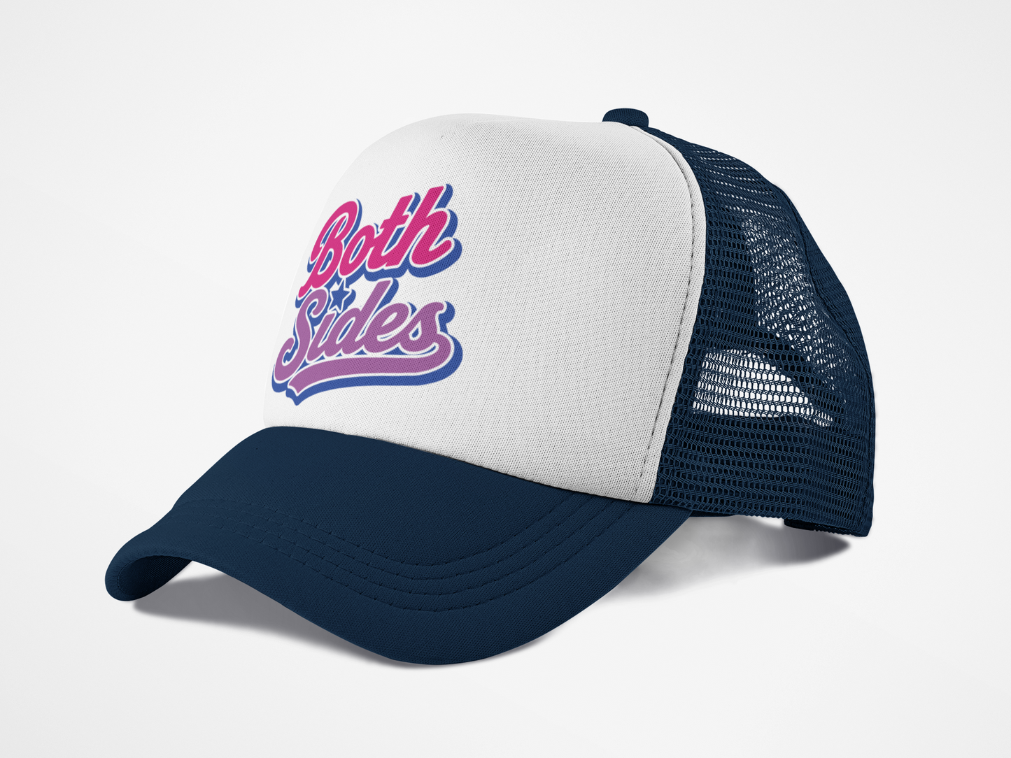 Both Sides Bisexual Pride Trucker Hat
