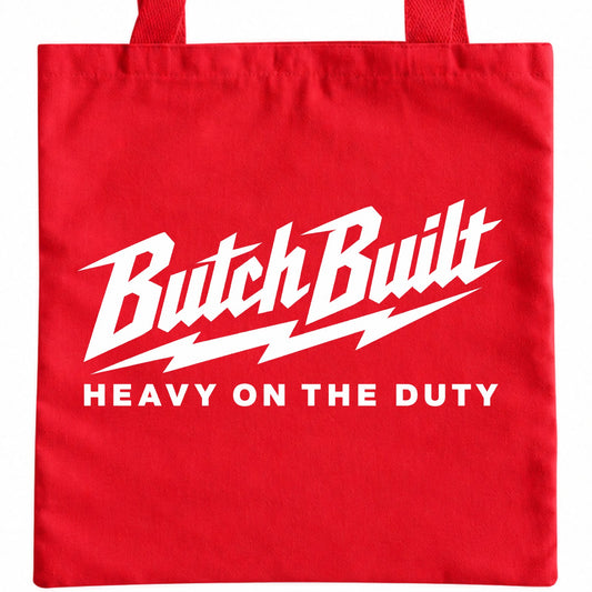 Butch Built red tote bag