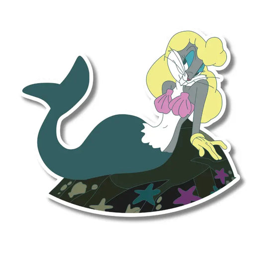 Bunny Mermaid  Sticker