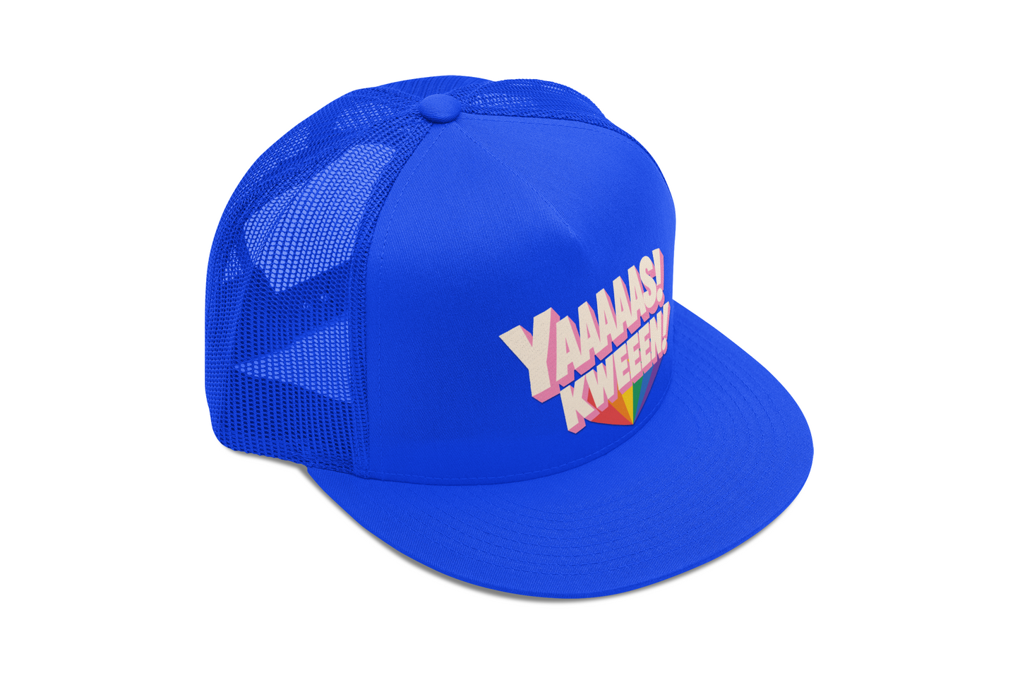 YAAAAS! KWEEEN! Trucker Hat - Blue side