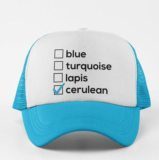 Devil Wears Prada Movie Cerulean Cap