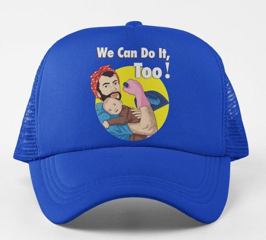 We Can Do It Too Rosie The Riveter Cap/Hat