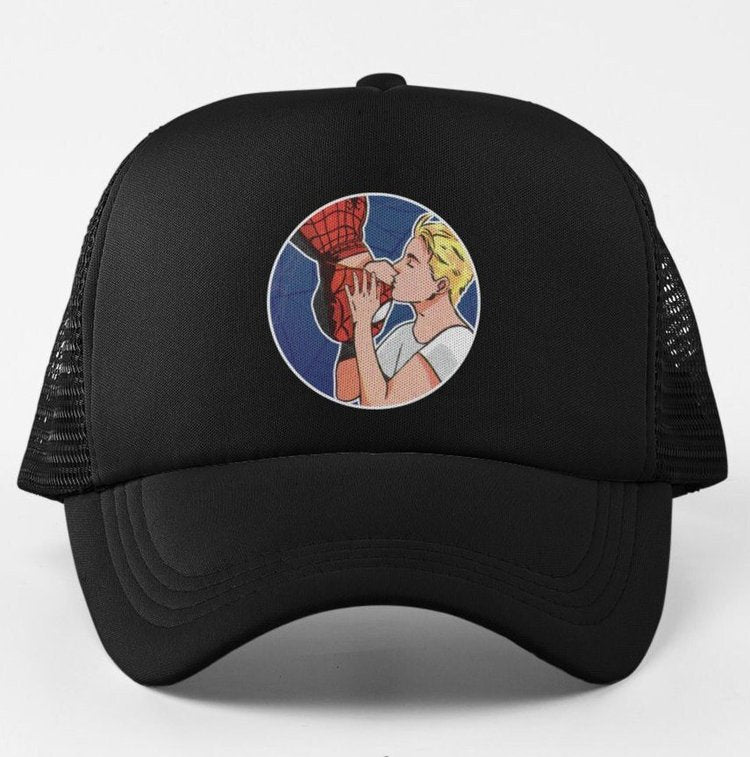 Superhero Cap Inspired by Spiderman