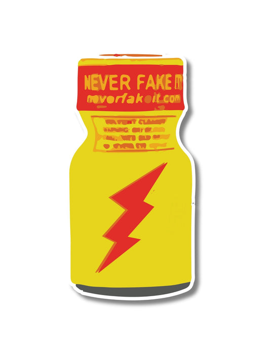 Popper Gay Pride Decorative Sticker