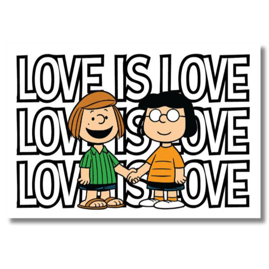 Comic Strip Love is Love Sticker