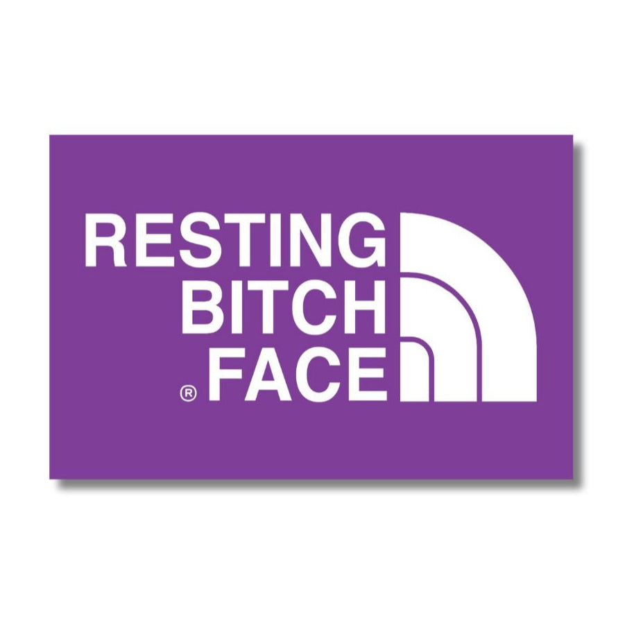 Resting Bitch Face Sticker