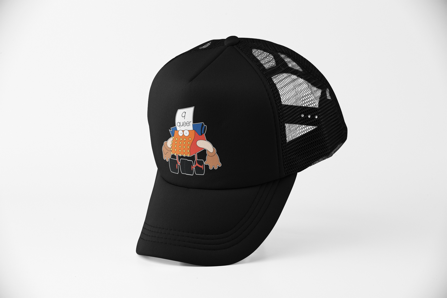 Typewriter Guy LGBTQ Queer Cap